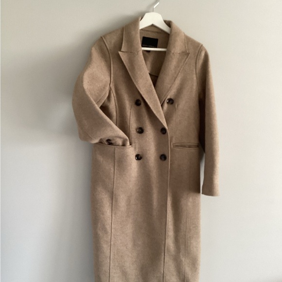 Banana Republic Unlined Italian Melton Coat, Size SP - Picture 2 of 8